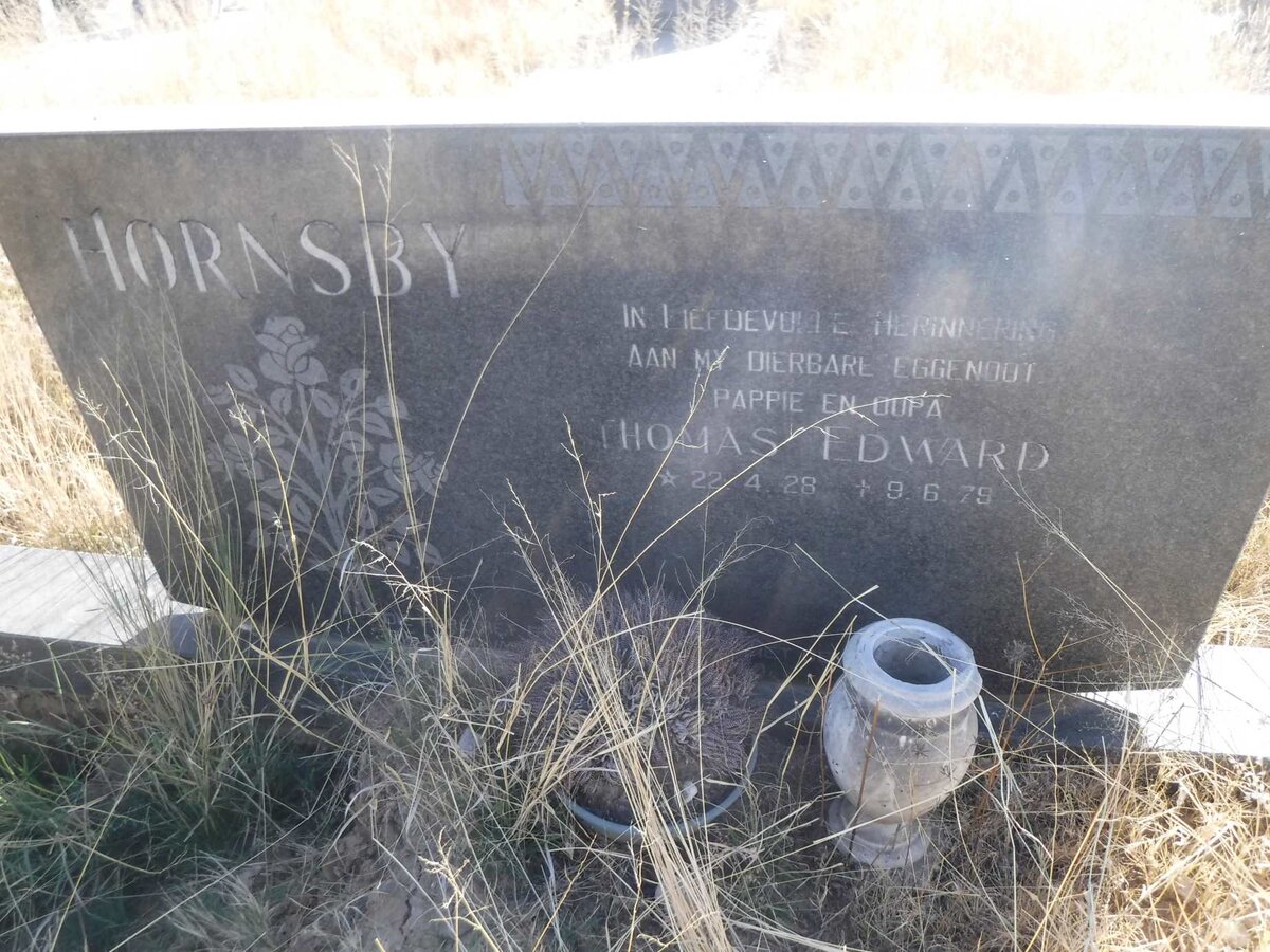 HORNSBY Thomas Edward 1928-1979