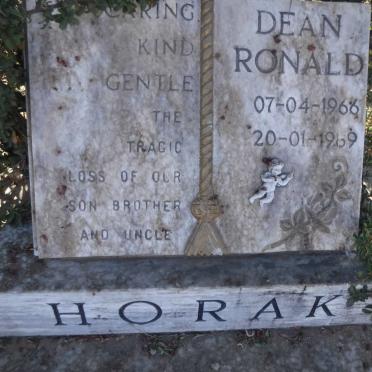 HORAK Dean Ronald 1966-1969