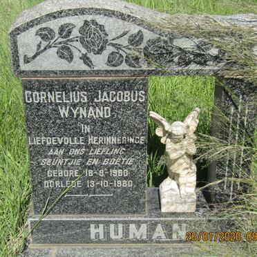 HUMAN Cornelius Jacobus Wynand 1960-1960
