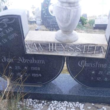 HUYSSTEEN Jan Abraham, van 1908-1994 &amp; Christina Elizabeth 1913-1991