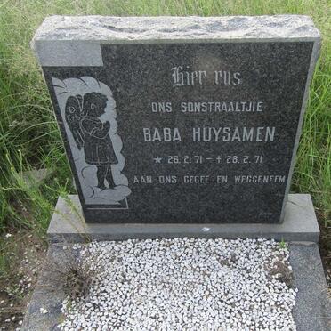 HUYSAMEN Baba 1971-1971
