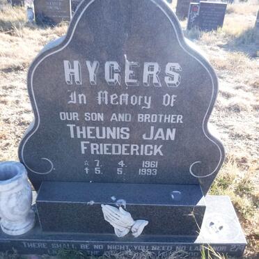 HYGERS Theunis Jan Friederick 1961-1993