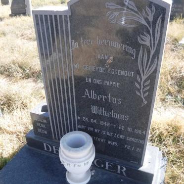 JAGER Albertus Wilhelmus, de 1942-1984