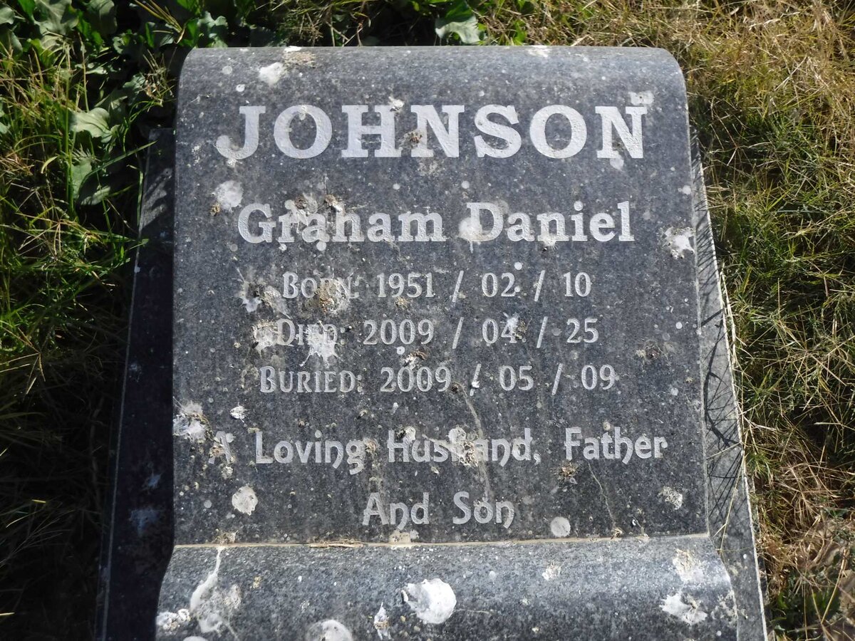 JOHNSON Graham Daniel 1951-2009