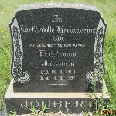 JOUBERT Lodewicus Johannes 1903-1964
