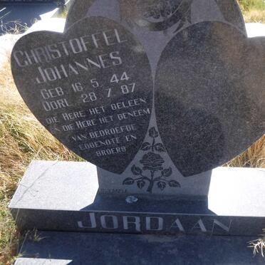 JORDAAN Christoffel Johannes 1944-1987