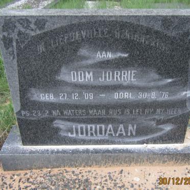 JORDAAN Jorrie 1909-1976