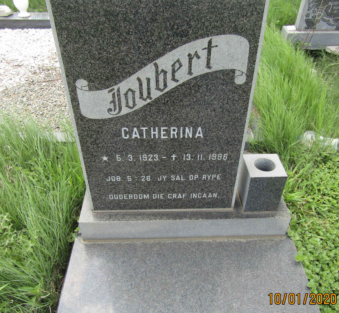 JOUBERT Catherina 1923-1996