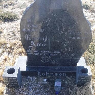 JOHNSON Cheryl Anne 1973-1988