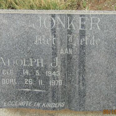 JONKER Adolph J. 1943-1970