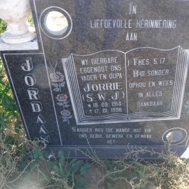 JORDAAN S.W.J. 1914-1998