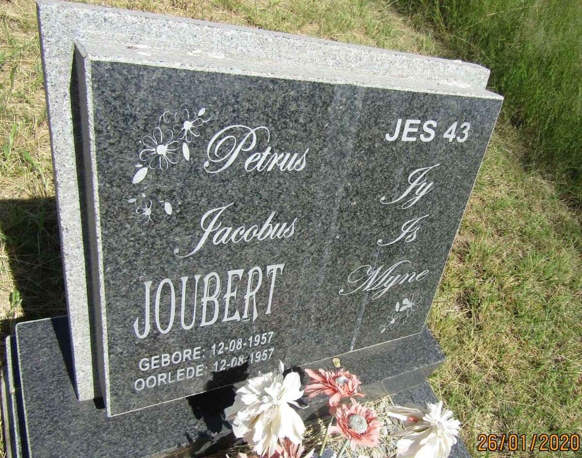 JOUBERT Petrus Jacobus 1957-1957