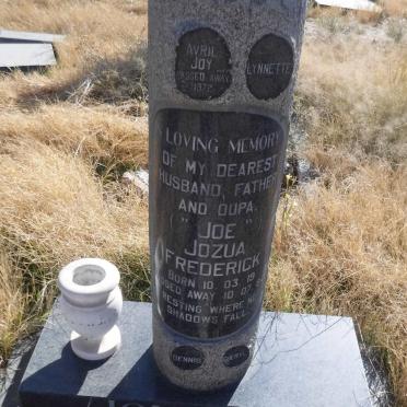 JOUBERT Jozua Frederick 1919-198?