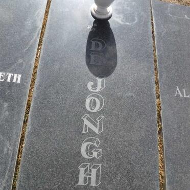 JONGH Alfred Victor, de 1919-1990 &amp; Isabella Elizabeth 1924-2014