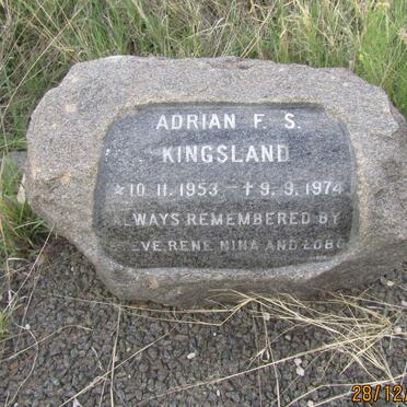 KINGSLAND Adrian F.S. 1953-1974