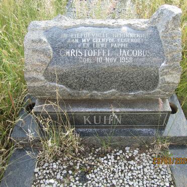 KUHN Christoffel Jacobus -1958
