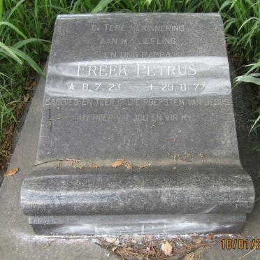 KAPP Freek Petrus 1923-1977