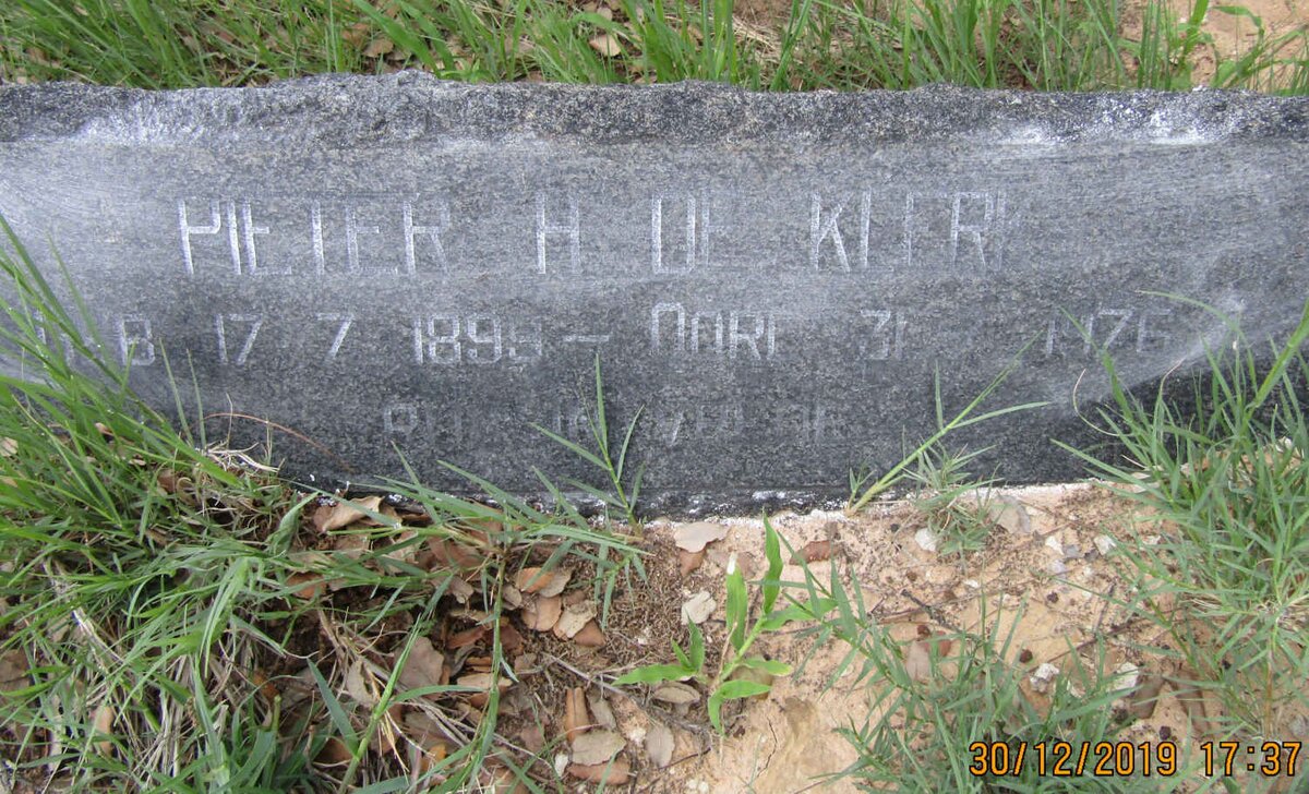 KLERK Pieter H., de 1899-1976