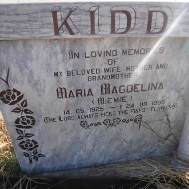 KIDD Maria Magdelina 1925-1995