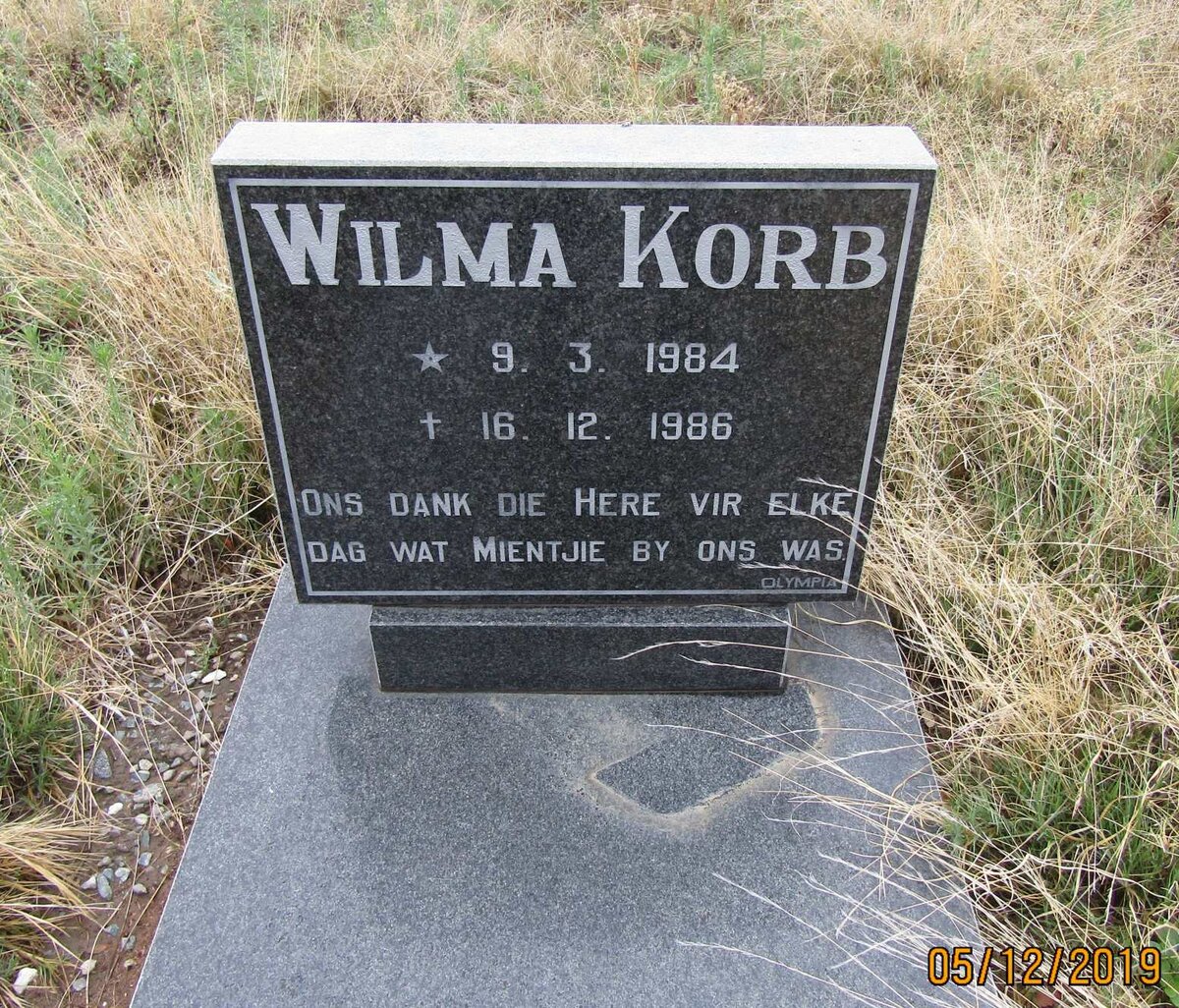 KORB Wilma 1984-1986