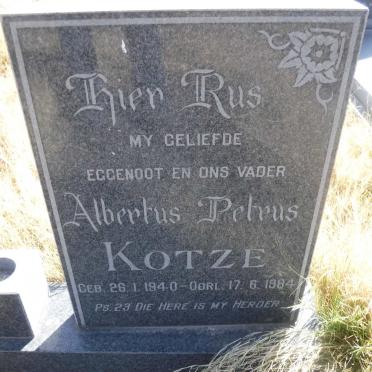 KOTZE Albertus Petrus 1940-1984