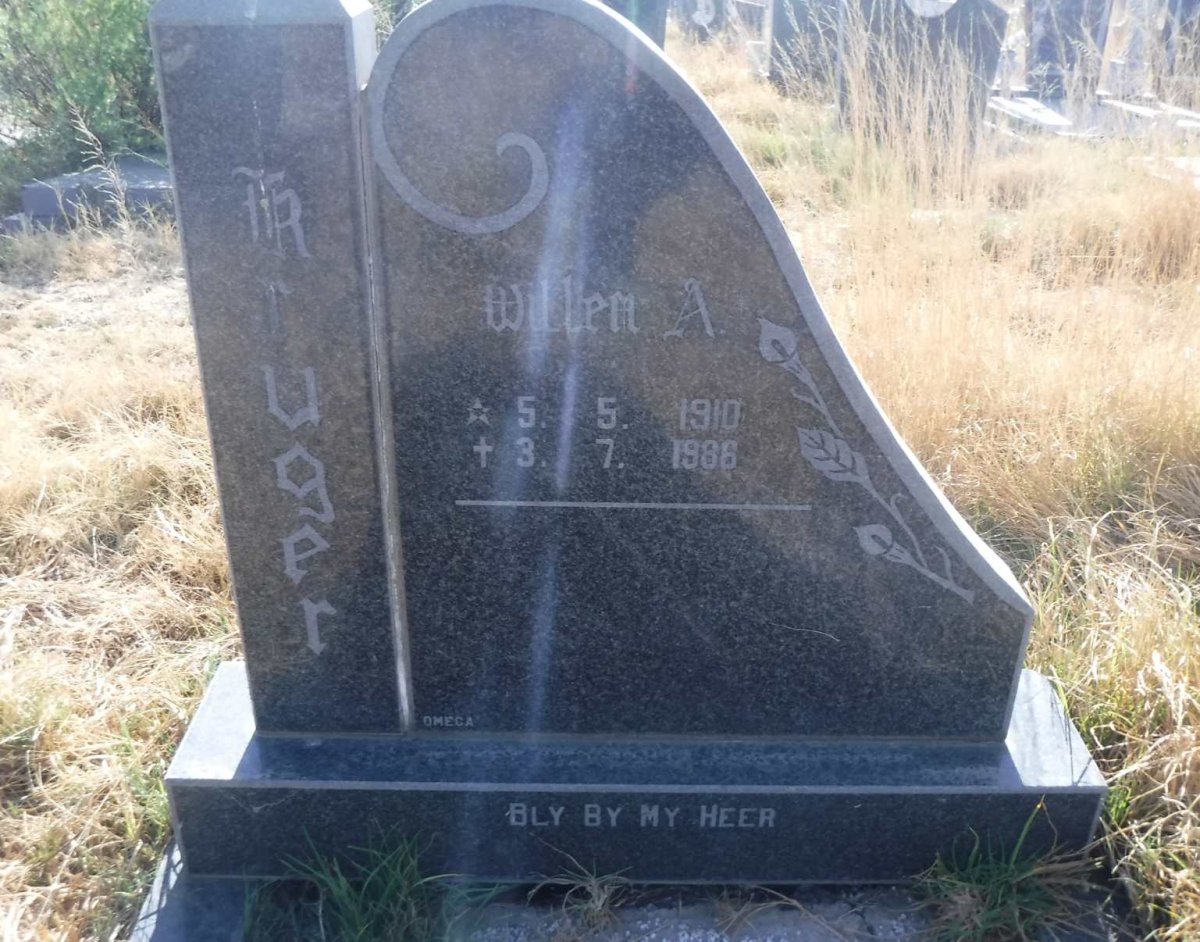 KRUGER Willem A. 1910-1986