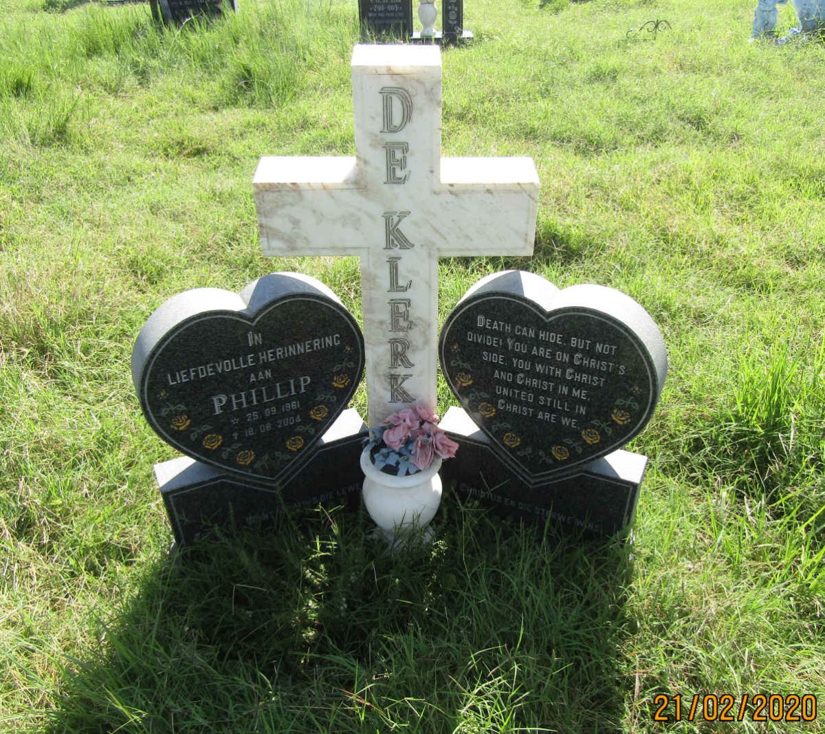 KLERK Phillip, de 1961-2004