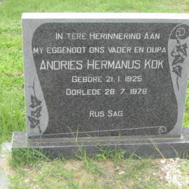 KOK Andries Hermanus 1925-1978