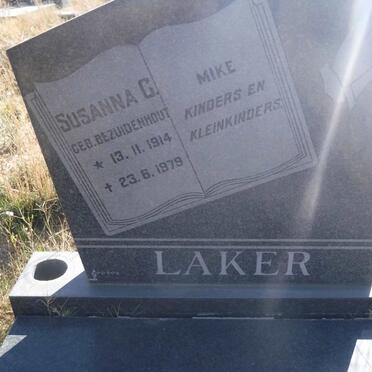 LAKER Susanna C. nee BEZUIDENHOUT 1914-1979