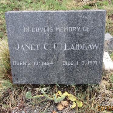 LAIDLAW Janet C.C. 1894-1971