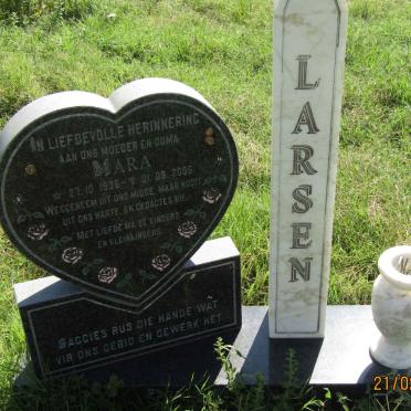 LARSEN Mara 1936-2005