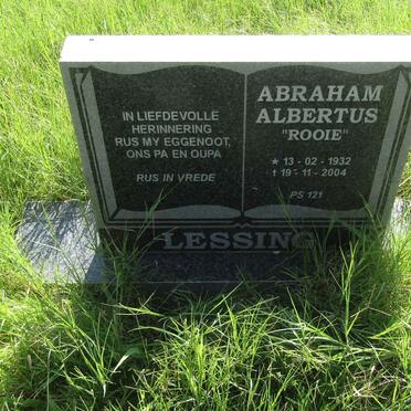 LESSING Abraham Albertus 1932-2004