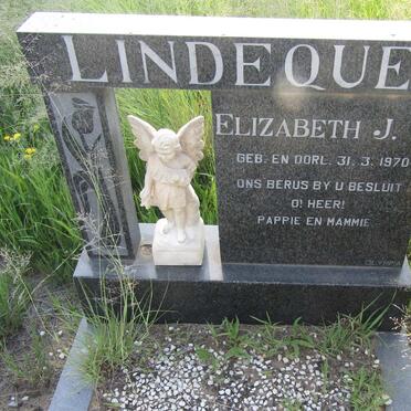 LINDEQUE Elizabeth J.C. 1970-1970