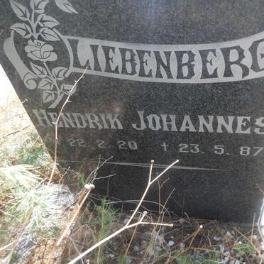 LIEBENBERG Hendrik Johannes 1920-1987