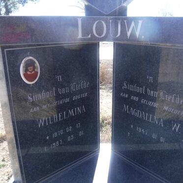 LOUW Magdalena W. 1947- :: LOUW Wilhelmina 1970-1987