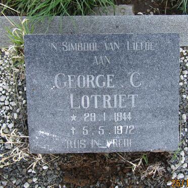 LOTRIET George C. 1944-1972