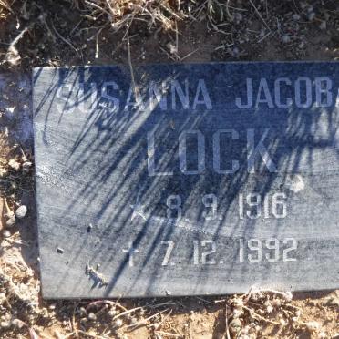 LOCK Susanna Jacoba 1916-1992