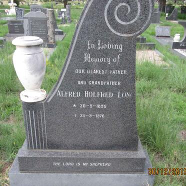 LONG Alfred Holferd 1896-1976