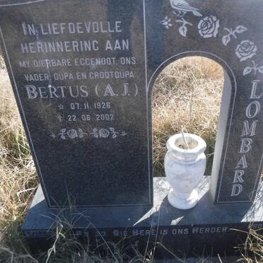 LOMBARD A.J. 1926-2002