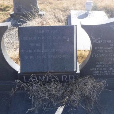 LOMBARD Frans Gysbert 1921-1980