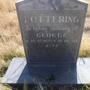 LOTTERING George 1937-1986