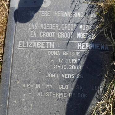 LOURENS Elizabeth Hermiena 1917-2003