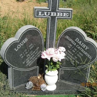 LUBBE Louis 1931-2002 &amp; Sophia Catharina 1933-2015