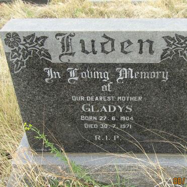 LUDEN Gladys 1904-1971