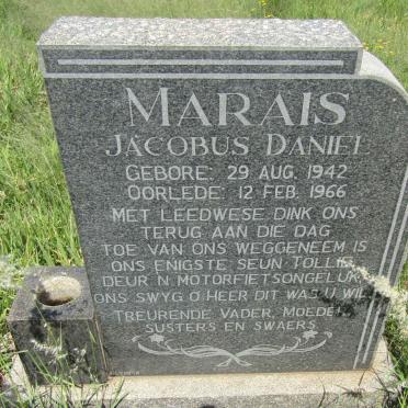 MARAIS Jacobus Daniel 1942-1966