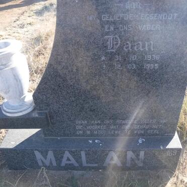 MALAN Daan 1936-1995