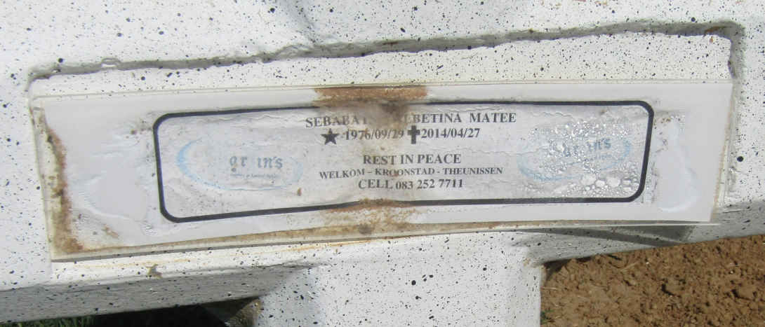 MATEE Sebatina Albetina 1976-2014