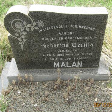 MALAN Hendrina Cecilia KILIAN 1905-1974
