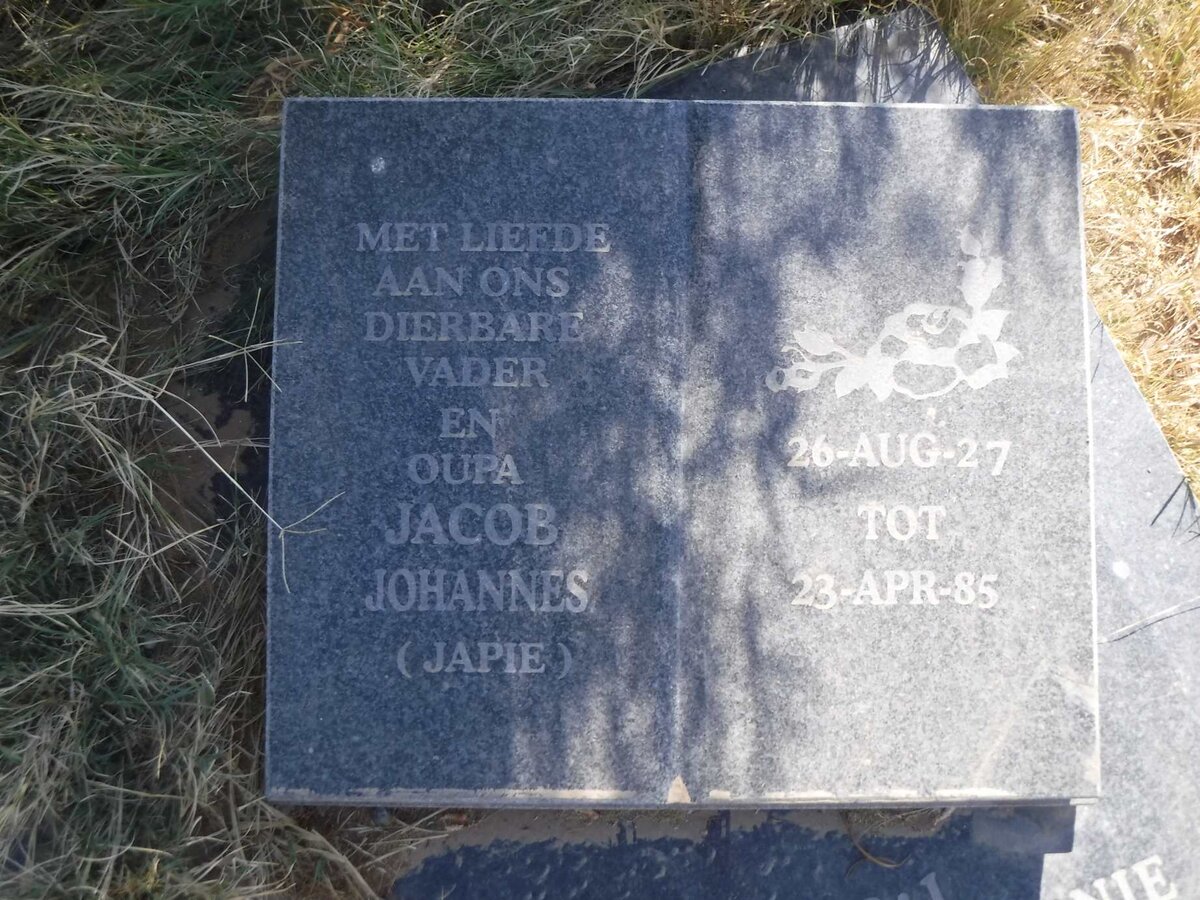 MARITZ Jacob Johannes 1927-1985