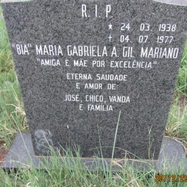 MARIANO Maria Gabriela A., Gil 1938-1977